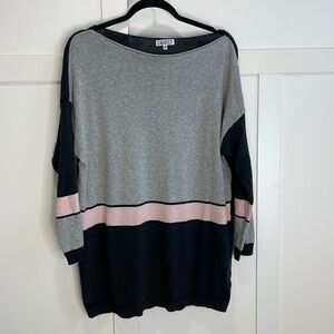 Vintage Made in Italy Everest Pink, Grey and Black Sweater